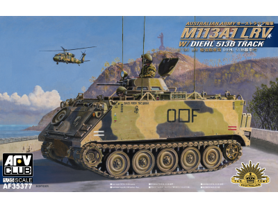 1:35 AFV Club AF35377 Australian Army M113A1 LRV met Diehl 513B Tracks - Australisch Pantservoertuig - Afv35377 1 - AFV35377