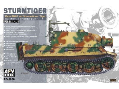 1:48 AFV Club 48006 38cm RW61 auf Sturmmörser. Tiger Sturmtiger - Afv48006 - AFV48006