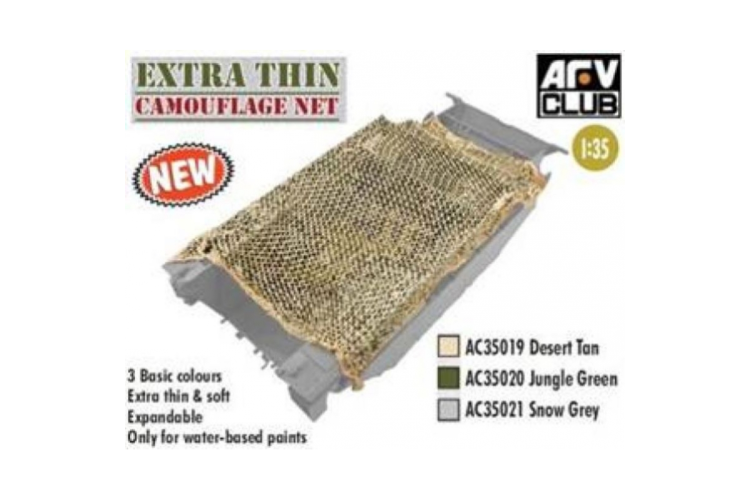 1:35 AFV Club AC35020 Extra Thin Camouflage Net - Jungle Green - Afvac35020 2 - AFVAC35020