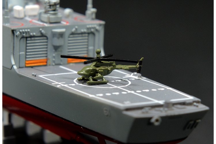 1:700 AFV Club SE70007 US Navy Oliver Hazard Perry Class Frigate - Afvse70007 4 - AFVSE70007