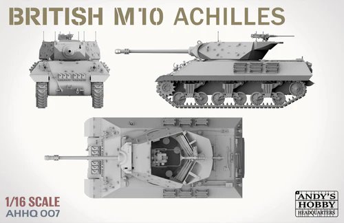 1:16 Andys Hobby Headquarters 007 British M10 - Achilles -  IIc Tank Destroyer - Ahhq007 02 500x - AHHQ007