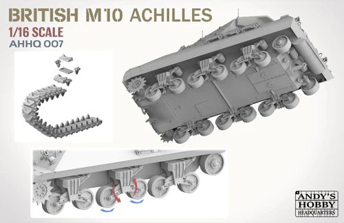 1:16 Andys Hobby Headquarters 007 British M10 - Achilles -  IIc Tank Destroyer - Ahhq007 05 500x - AHHQ007