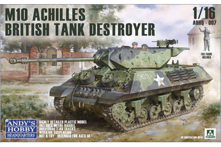 1:16 Andys Hobby Headquarters 007 British M10 - Achilles -  IIc Tank Destroyer - Ahhq007 - AHHQ007