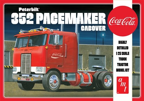 1:25 AMT 1090 Peterbilt 352 Pacemaker - Coca Cola Truck - Amt1090 2 - AMT1090