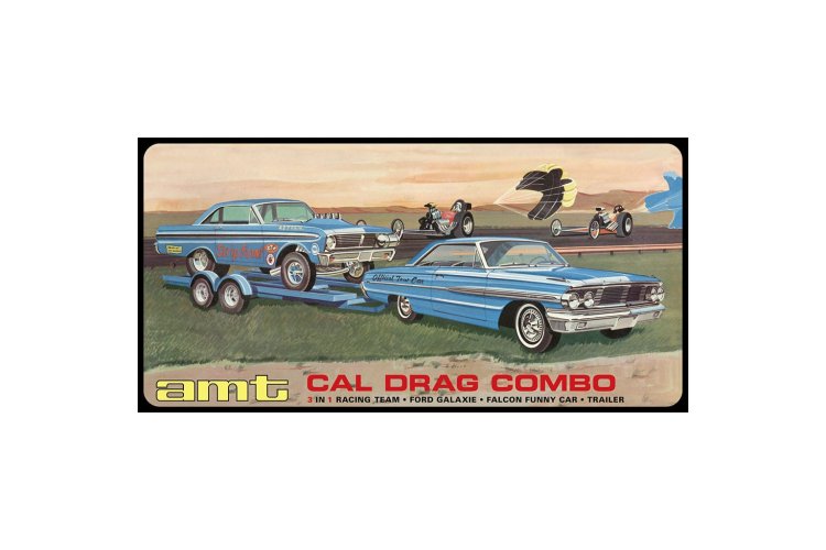 1:25 AMT 1223 Cal Drag Combo 3 in 1 Racing Team - Ford Galaxie - Amt1223 2 - AMT1223