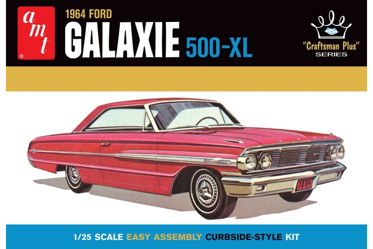 1:25 AMT 1261  1964 Ford Galaxie - Craftsman Plus Series - Car - Amt1261 1964 galaxie 500 xl final hr 1 - AMT1261