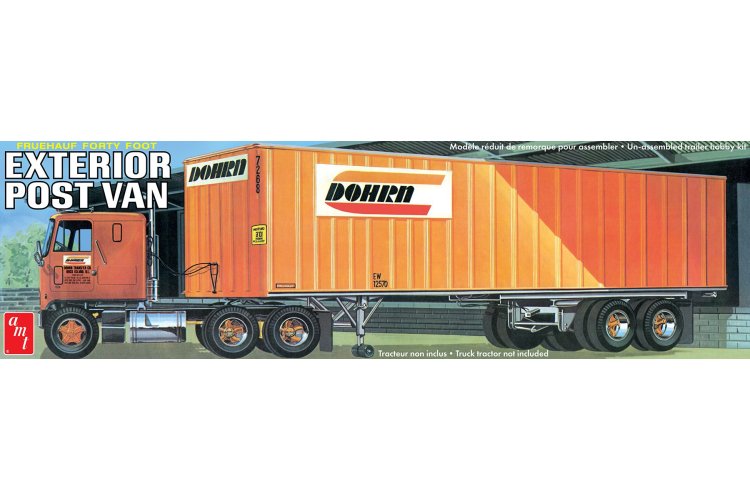 1:25 AMT 1357 Dohrn Fruehauf - Exterior Post Van Trailer - Amt1357 - AMT1357