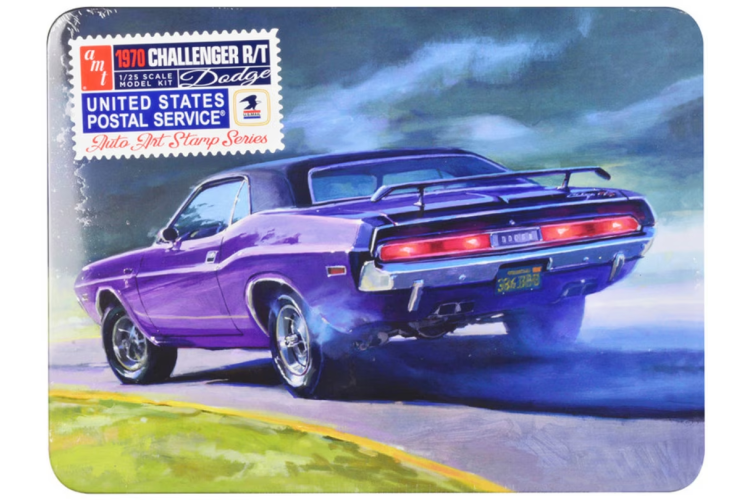 1:25 AMT 1401  1970 Dodge Challenger R/T - USPS Auto Art Stamp Series - Amt1401 - AMT1401