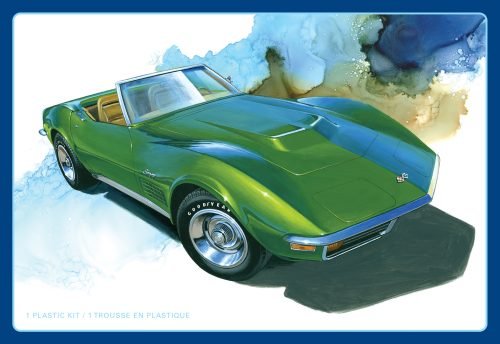 1:25 AMT 1437  1972 Chevrolet Corvette Roadster - Amerikaanse Auto - Amt1437 1 - AMT1437