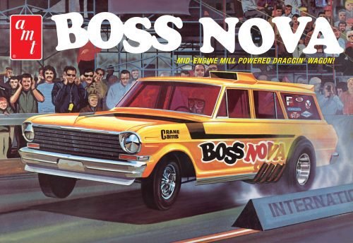 1:25 AMT 1441 Boss Nova Funny Car - Draggin Wagon - American Car - Amt1441 1 - AMT1441