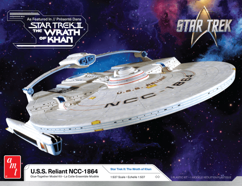 1:537 AMT 1457 Star Trek II The Wrath of Khan U.S.S. Reliant NCC-1864 - Amt1457 1 - AMT1457