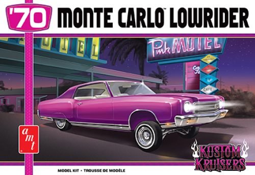 1:25 AMT 1458 Chevrolet '70 Monte Carlo Lowrider - Kustom Kruisers - Amerikaanse Auto - Amt1458 - AMT1458