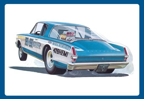 1:25 AMT 1464 Plymouth Funny Car Barracuda - American Car - Amt1464 - AMT1464