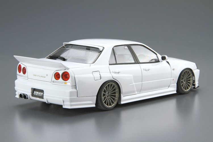 1:24 Aoshima 05534 Nissan Skyline URAS Type-R ER34 - Ao05534 3 - AO05534