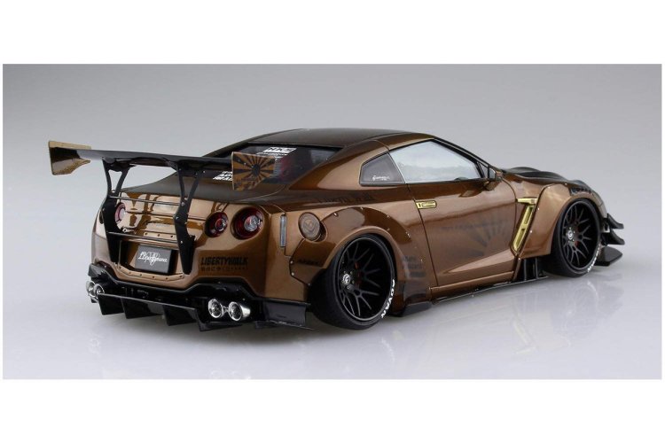 Aoshima 1:24 LB Works NissanR35 GT-R - Auto Modelbouwpakket