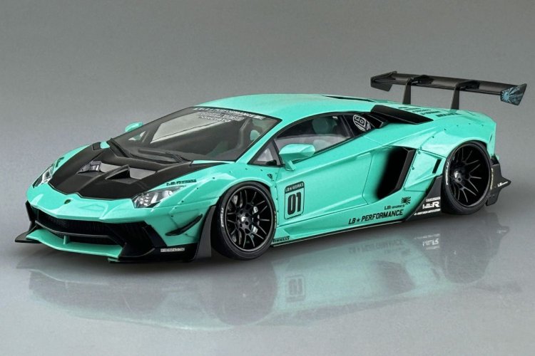1:24 Aoshima 05995 LB-Works Lamborghini Aventador Limited Edition Ver. 2 - Ao05995 5 - AO05995