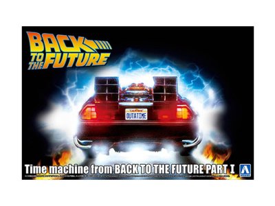 1:24 Aoshima 06436 Back to the Future &ndash; DeLorean Time Machine Part I &ndash; Movie Vehicle - Ao06436 1 - AO06436
