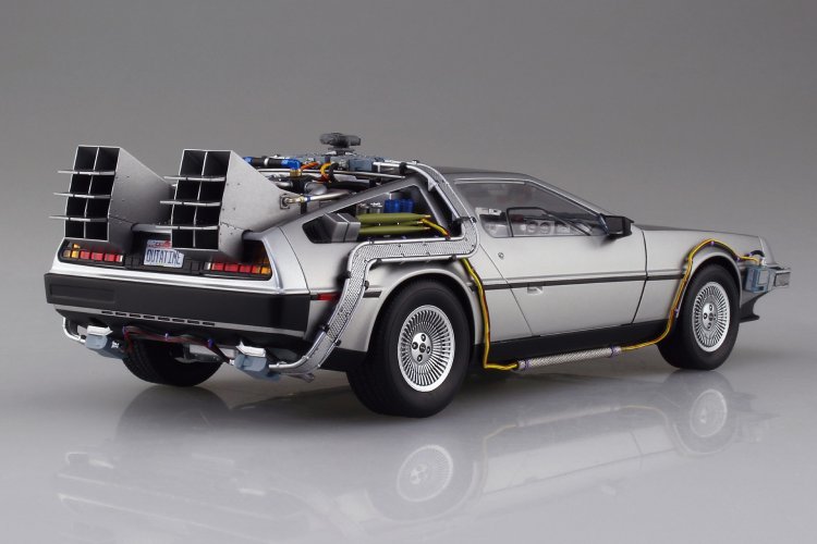1:24 Aoshima 06436 Back to the Future &ndash; DeLorean Time Machine Part I &ndash; Movie Vehicle - Ao06436 3 - AO06436