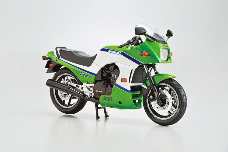 1:12 Aoshima 06499 Kawasaki ZX900A GPZ900R Ninja 1985 - Japanse Motorfiets - Ao06499 2 - AO06499