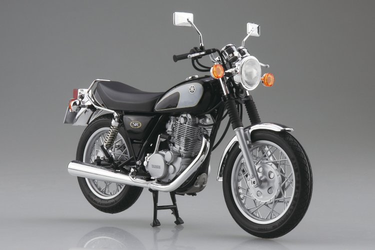 1:12 Aoshima 06711 Yamaha SR400/500 1JR/1JN 1996 - Japanse Motorfiets - Ao06711 2 - AO06711