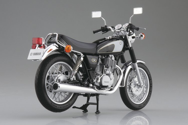 1:12 Aoshima 06711 Yamaha SR400/500 1JR/1JN 1996 - Japanse Motorfiets - Ao06711 3 - AO06711