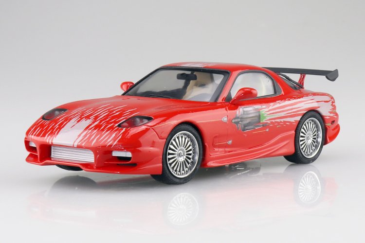 1:24 Aoshima 06796 Fast & Furious &ndash; Mazda RX-7 FD3S &ndash; Japanese Car - Ao06796 2 - AO06796