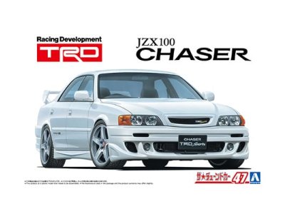 1:24 Aoshima 06880 TRD JZX100 Toyota Chaser - Japanse Auto - Ao06880 1 - AO06880
