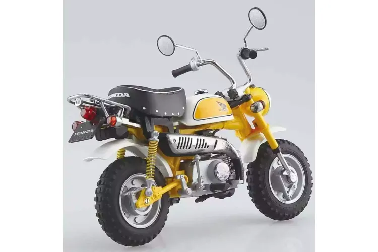 1:12 Aoshima 11127 Die-Cast Honda Monkey Plasma Geel - Limited Edition - Ao11127 3 - AO11127