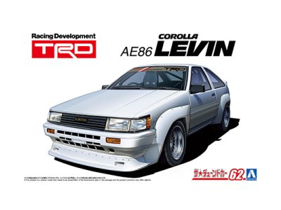 1:24 Aoshima 20092 TRD AE86 Toyota Corolla Levin &ndash; Japanese Car - Ao20092 1 - AO20092