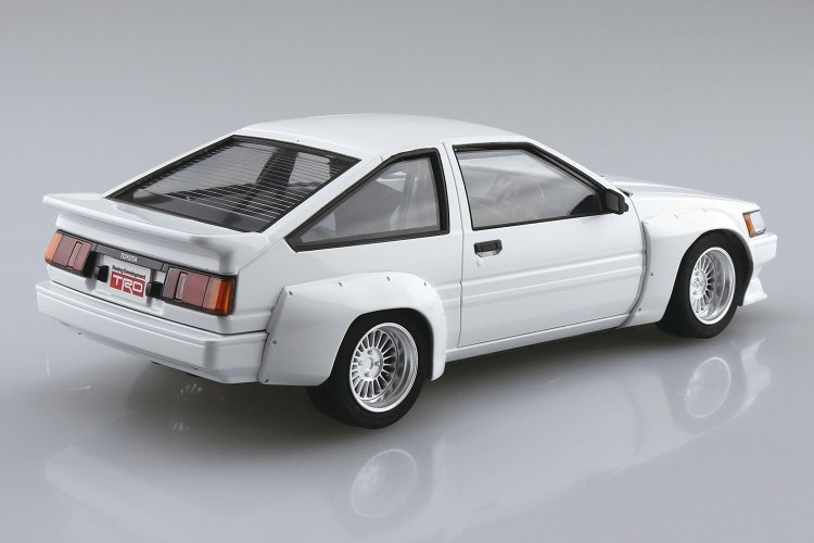 1:24 Aoshima 20092 TRD AE86 Toyota Corolla Levin &ndash; Japanese Car - Ao20092 3 - AO20092