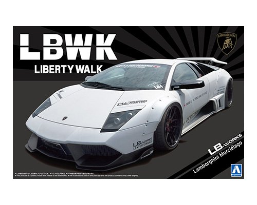 1:24 Aoshima 20216 Liberty Walk LB Works Lamborghini Murcielago Ver. 1 - Italiaanse Auto - Ao20216 1 - AO20216