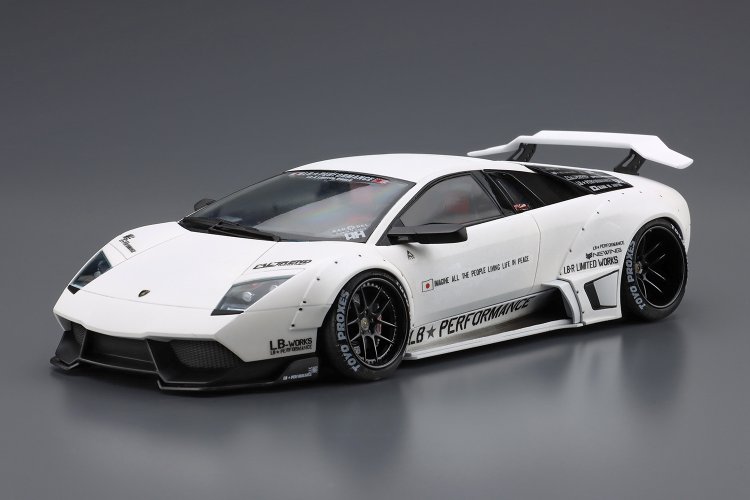 1:24 Aoshima 20216 Liberty Walk LB Works Lamborghini Murcielago Ver. 1 - Italiaanse Auto - Ao20216 2 - AO20216