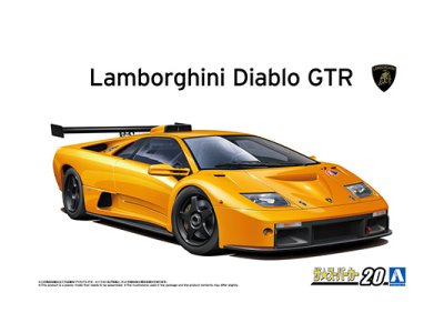 1:24 Aoshima 20236 Lamborghini Diablo GTR 1999 - Italian Car - Ao20236 1 - AO20236