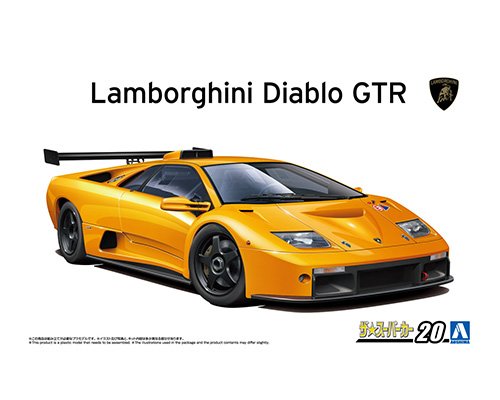 1:24 Aoshima 20236 Lamborghini Diablo GTR 1999 - Italian Car - Ao20236 1 - AO20236
