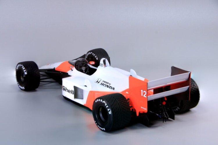 1:12 Beemax 12002 McLaren MP4/4 - 1988 Monaco Winnaar - Formule 1 Auto - Bee12002 10 - BEE12002