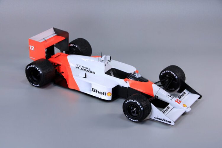 1:12 Beemax 12002 McLaren MP4/4 - 1988 Monaco Winnaar - Formule 1 Auto - Bee12002 16 - BEE12002