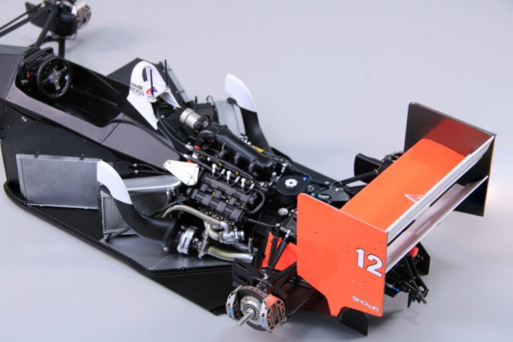 1:12 Beemax 12002 McLaren MP4/4 - 1988 Monaco Winnaar - Formule 1 Auto - Bee12002 21 - BEE12002