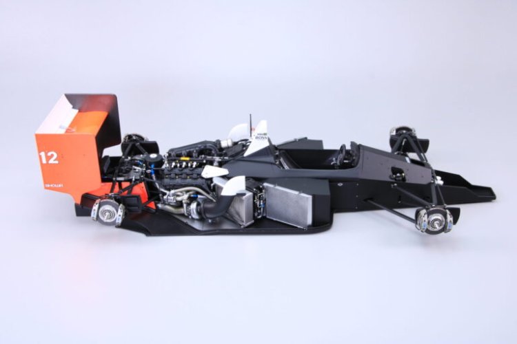 1:12 Beemax 12002 McLaren MP4/4 - 1988 Monaco Winnaar - Formule 1 Auto - Bee12002 24 - BEE12002