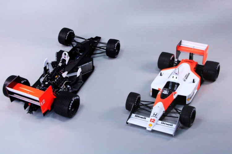 1:12 Beemax 12002 McLaren MP4/4 - 1988 Monaco Winnaar - Formule 1 Auto - Bee12002 3 - BEE12002