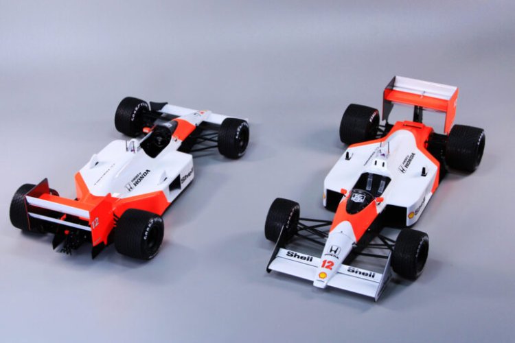 1:12 Beemax 12002 McLaren MP4/4 - 1988 Monaco Winnaar - Formule 1 Auto - Bee12002 4 - BEE12002