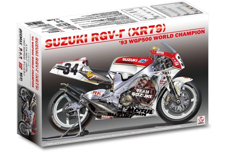 1:12 Beemax 13001 Suzuki RGV-gamma - XR79 - 1993 WGP500 Werelkampioen - Motorfiets - Bee13001 1 - BEE13001