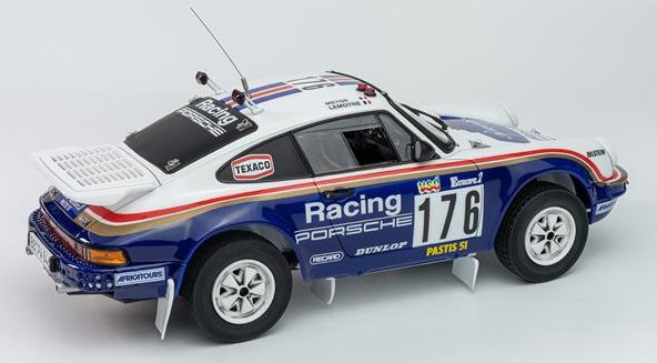 1:24 Beemax 24038 Porsche 911 Carrera 3.2 4x4 Type 953 No.176 1984 Paris-Dakar Winner - Duitse Rallyauto - Bee24038 3 - BEE24038