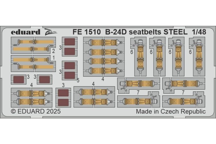 1:48 Eduard BIG49449 Accessoires set voor B-24D - Deel 1 - HobbyBoss - Big49449 3 - EDUBIG49449