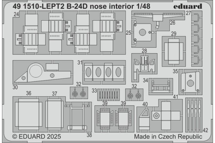 1:48 Eduard BIG49449 Accessoires set voor B-24D - Deel 1 - HobbyBoss - Big49449 6 - EDUBIG49449
