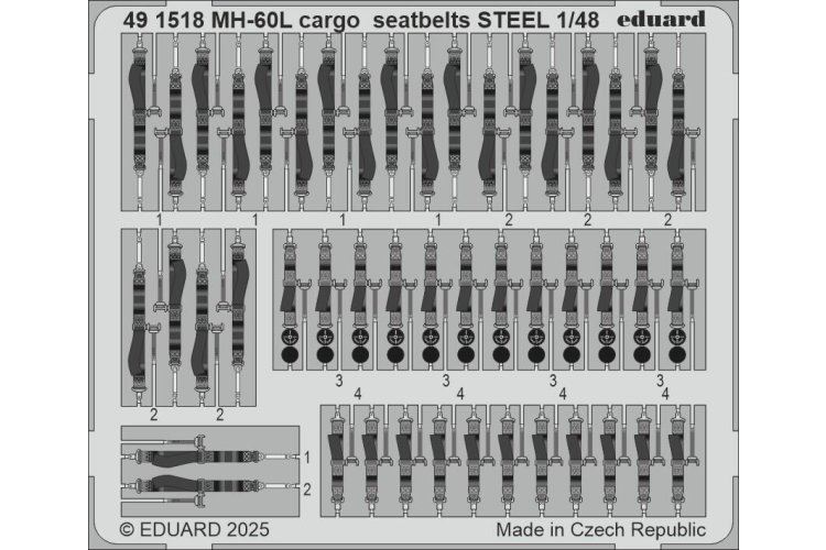 1:48 Eduard BIG49451 Accessoires set voor MH-60L - ICM - Big49451 8 - EDUBIG49451