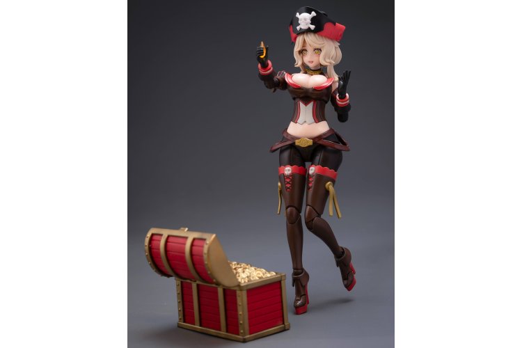 1:10 Border Model BA003 Pirate Captain Queen Anne - 17cm - 1 Figuur - Bmba003 11 - BMBA003