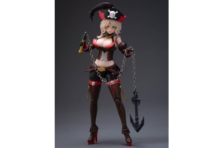 1:10 Border Model BA003 Pirate Captain Queen Anne - 17cm - 1 Figuur - Bmba003 13 - BMBA003