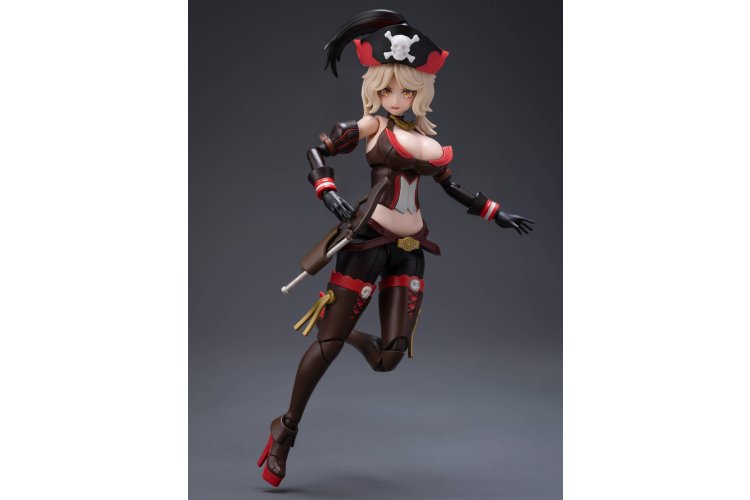 1:10 Border Model BA003 Pirate Captain Queen Anne - 17cm - 1 Figuur - Bmba003 14 - BMBA003