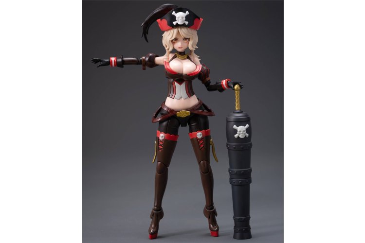 1:10 Border Model BA003 Pirate Captain Queen Anne - 17cm - 1 Figuur - Bmba003 4 - BMBA003