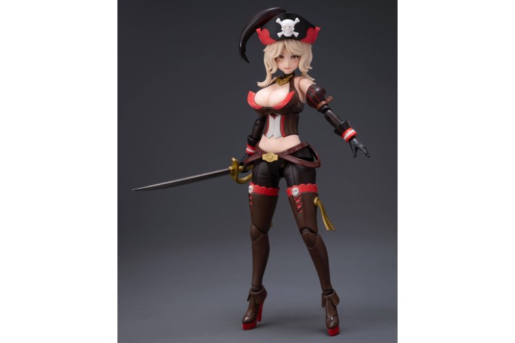 1:10 Border Model BA003 Pirate Captain Queen Anne - 17cm - 1 Figuur - Bmba003 7 - BMBA003